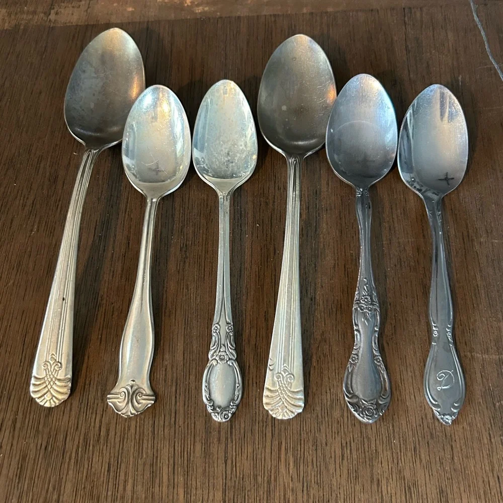 Vintage Silver-Plate Spoons